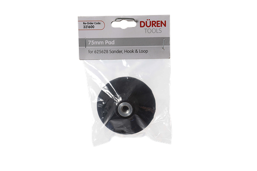 [321600] Duren Suitable for use with Duren 625628 & 625626 Machines. Hook & Loop Pad