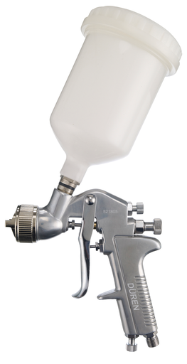 [521805/1.3] Duren Conventional Gravity Feed Spray Gun 1.3mm Nozzle Set Up