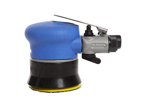 [625627] Duren 75mm air operated palm sander supplied with 75mm hook & lo