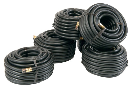 [AH0810] Fast Mover Airhose, 8mm x 10mtr, Rubber, 1/4BSP Swivel Thread