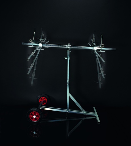 [FMT1253] Fast Mover Sprayers mobile vehicle panel holding stand. Fully ro