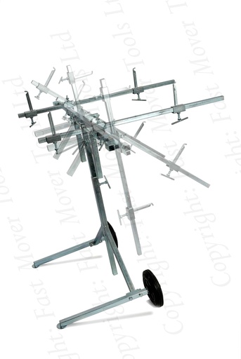 [FMT1254] Fast Mover Sprayers classic mobile vehicle panel holding stand. 