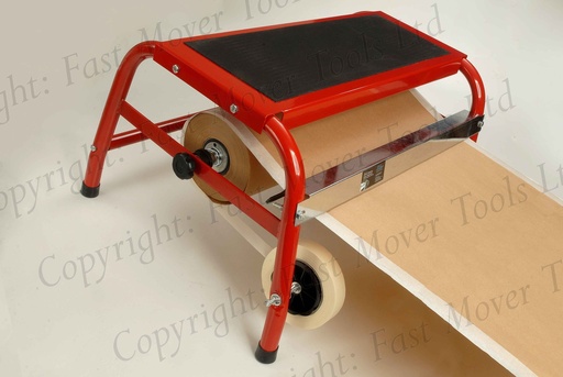 [FMT4100] Fast Mover masking paper dispenser with tape applicator. 450mm wide. Floor standing with step up stand