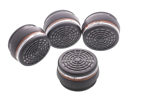 [FMT4348] Fast Mover Replacement A1P2 cartridges for FMT4351 face mask. 4 