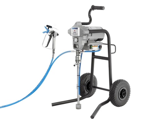 [FMT4743] Fast Mover Airless Skipper paint sprayer pump. 110volt. 220BAR 1.9lt flow. Comes with spray gun & hose. Trolley mounted