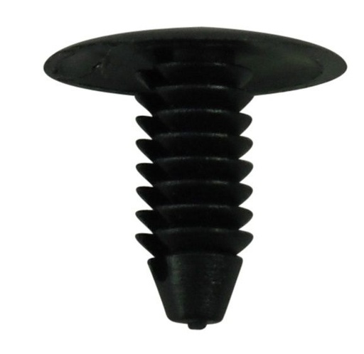[FMT50103] Fast Mover Trim Clip. Black Fir Tree to fit 7.5mm Hole. PK 10