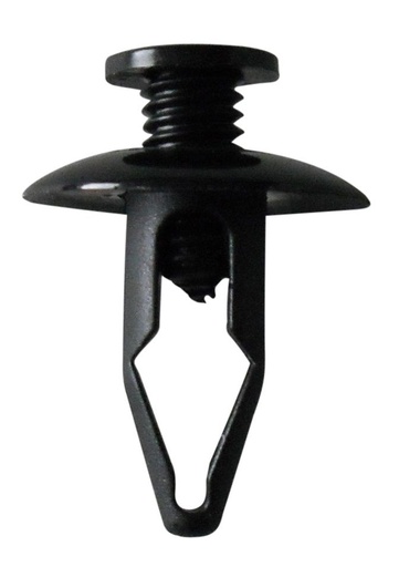 [FMT50123] Fast Mover Trim Clip Black Screw Rivet to fit 8mm Hole. PK 10