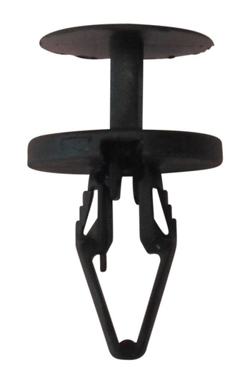 [FMT50129] Fast Mover Trim Clip Blk Push Rivet to fit 6.5mm Hole. PK 10