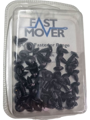 [FMT503006] Fast Mover BLACK SELF TAPPING SCREW 10X13mm pk50