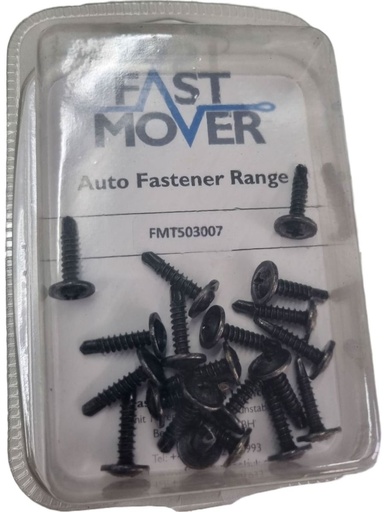 [FMT503007] Fast Mover BLACK SELF DRILLING SCREWS 4.2X19mm pk 20