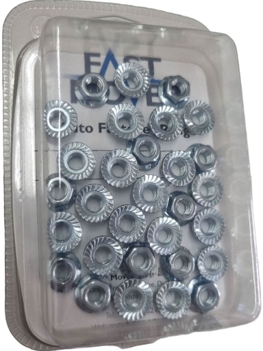 [FMT503010] Fast Mover M6 SERRATED NUTS pk30