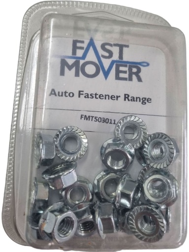 [FMT503011] Fast Mover M8 SERRATED NUTS pk20
