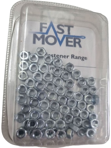[FMT503012] Fast Mover M5 STEEL NUTS pk75