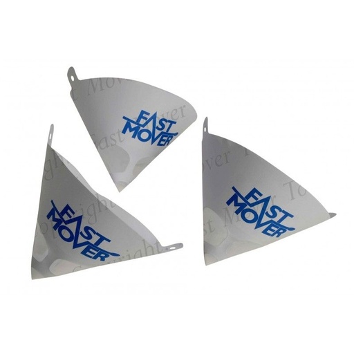 [FMT5250] Fast Mover Paper paint strainer with nylon mesh. Suitable for water & solvent based paints. 250micron mesh. 250 strainers per dispenser box