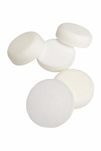 [FMT6069/5] Fast Mover Hard white compounding pad with hook & loop. 75 x 30mm. 5 pads per pack