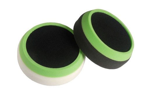 [FMT6089] Fast Mover Compounding & polishing pad kit 150x 50mm with protective collar. Supplied with 115mm backing plate. 2 pads per pack