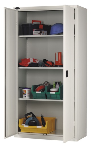 [FMT6215] Fast Mover Lockable workshop cabinet with 2 doors and 3  shelves
