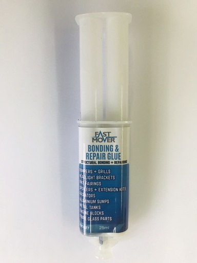 [FMT6377] Fast Mover MMA 2 part bonding & repair glue in 25ml cartridge.