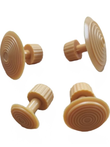 [FMT7560/YELLOW] Fast Mover Yellow Dent Pulling Glue Sucker Pack 4