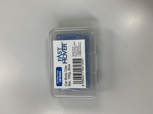 [FMT8093] Fast Mover paint rectification clay bar. Blue for use on darker colours. 100g per pack