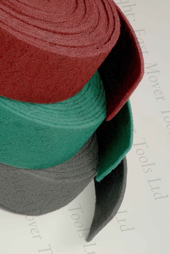 [FMT9091] Fast Mover Surface conditioning roll fine grey. 115mm x 10mtrs