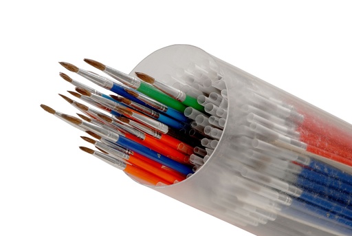 [FMT9133] Fast Mover Paint touch up brushes. 144 assorted sizes.