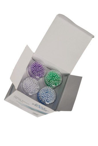 [FMT9149] Fast Mover Paint touch up tips. 1.2, 1.5, 2.0 & 2.5mm. 100 tips per pack. 4 packs per box