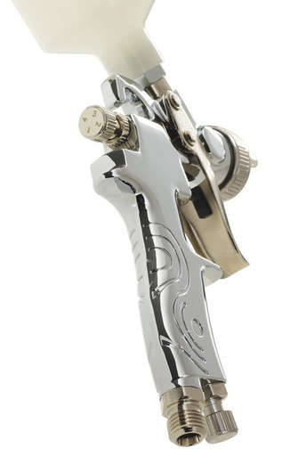 [FMT9300/1.0] Fast Mover HVLP gravity feed spray gun with 125ml paint pot. 1.0mm aircap