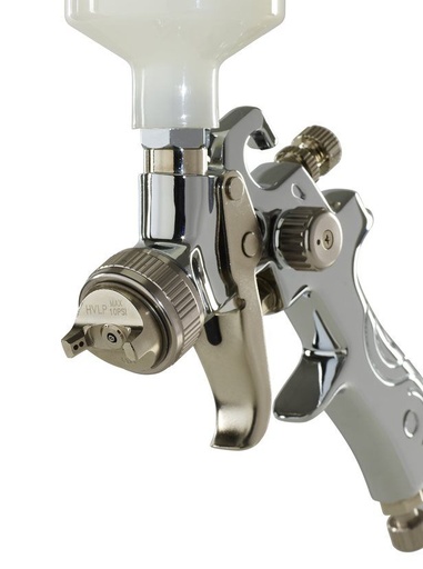 [FMT9300/1.2] Fast Mover HVLP gravity feed spray gun with 125ml paint pot. 1.2mm aircap