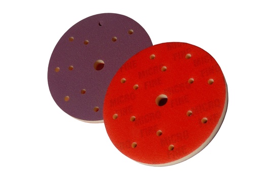 [FMT9710] Fast Mover 150mm Extra Fine Foam Backed Abrasive Blending Pad With Hook & Loop, 20 x Pads