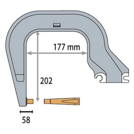[021440] GYS C8 ARM (INSULATED)