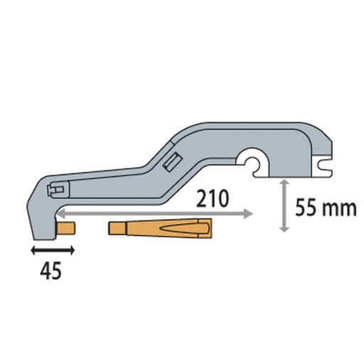 [022386] GYS C2 ARM (INSULATED)