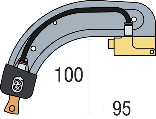 [022775] GYS G2 ARM (INSULATED)