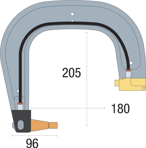 [022782] GYS G3 ARM (INSULATED)