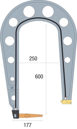 [022805] GYS G5 ARM (INSULATED) & WALL BRACKET