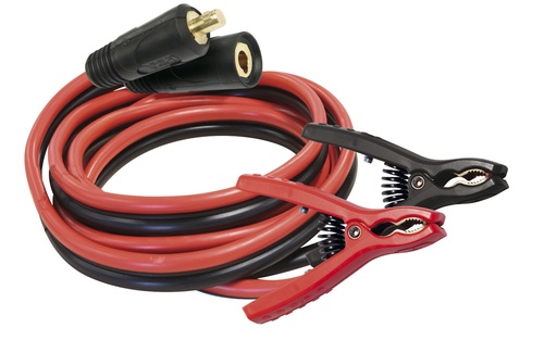 [028876] GYS CABLES 2.5m - 25mm² + CLAMPS FOR GYSFLASH PRO (DINSE)
