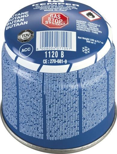 [040410] GYS PIERCING CARTRIDGE 190gr - BUT GAS