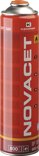 [040434] GYS 600mL CARTRIDGE (330gr gas) NOVACET GAS