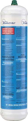 [040458] GYS OXYGEN CARTRIDGE - NOT RECHARGEABLE - 110L