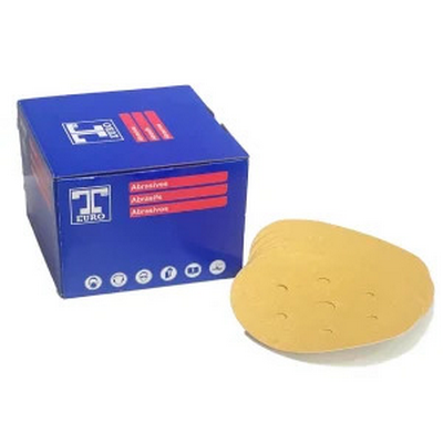 [SAT1132/BOX] T-Euro P320 150mm 747 Velcro Discs 15 Holes (Pkt 100)