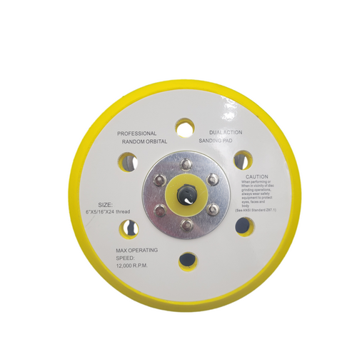 [SWI.01000005] Swiftlon® 6 Inch 150mm Velcro Backing Pad 15 Hole (Each)