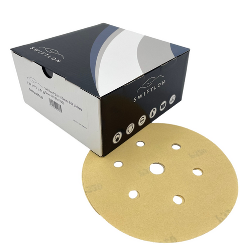 [SWI.01070400] Swiftlon®  P400 150mm 747 Velcro Discs 7 Hole (Pkt 100)