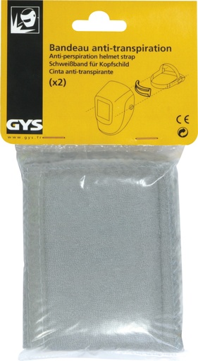 [043466] GYS ANTI-PERSPIRATION HELMET STRAP (x2)
