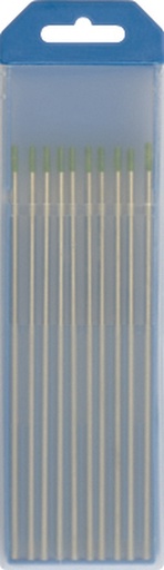 [046726] GYS 10 ELECTRODES - TUNGSTEN Ø3.2 - GREEN (AC - ALUMINIUM)