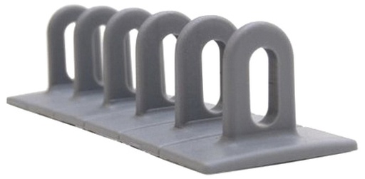 [048096] GYS SET OF 3 GREY FLAT PLASTIC MULTIPADS (6x50x156mm)