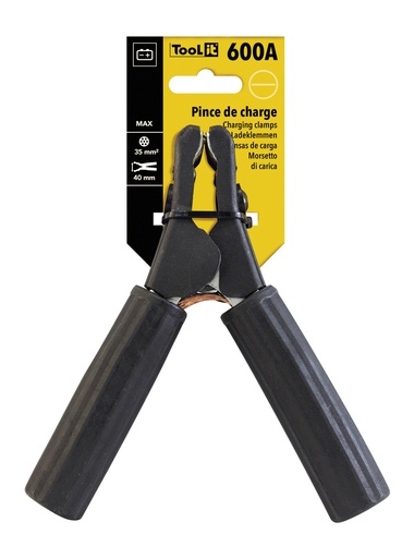 [053786] GYS INSULATED CLAMP 600A - BLACK - Bulk