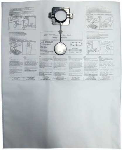 [058880] GYS 5 DUST BAGS FOR PNEUMATIC EXTRACTOR