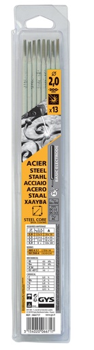 [066717] GYS 13 BASIC ELECTRODES E7018 - Ø2.0 (BLISTER)