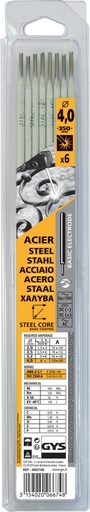 [066748] GYS 6 BASIC ELECTRODES E7018 - Ø4.0 (BLISTER)