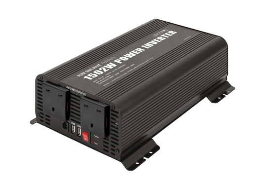[067387] GYS POWER INVERTER PSW 1502W - 12V - REMOTE CONTROL DISPLAY - UK